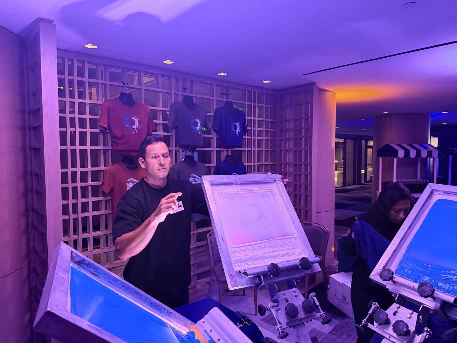 Live event printing at a San Diego brand activations & pop-ups event